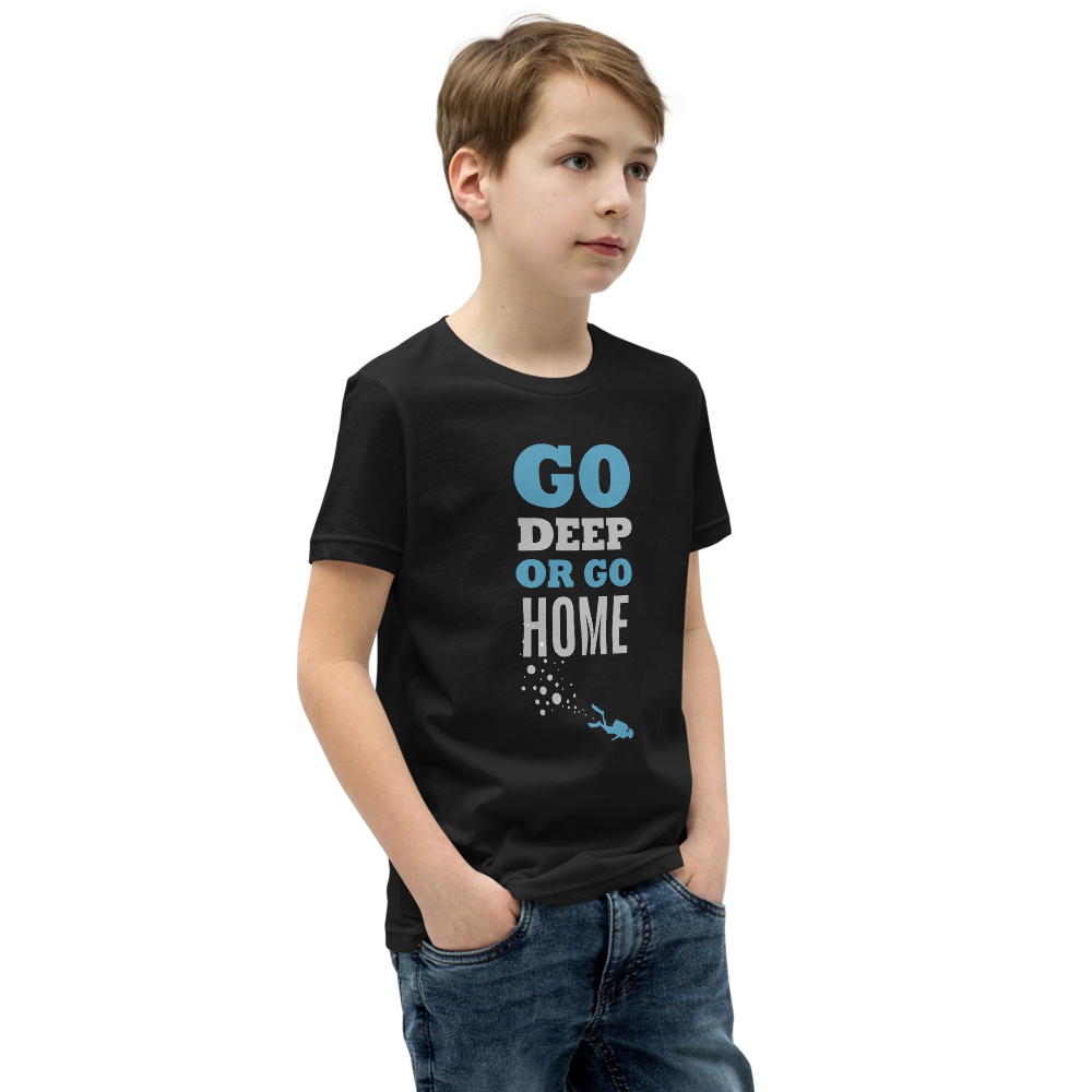 T-Shirt Youth "GO DEEP OR GO HOME"